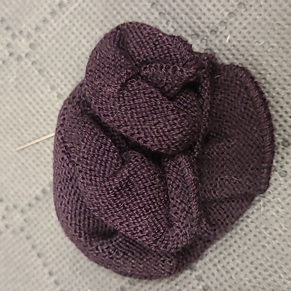 *2/$30 winter sale* Vintage EUC Jessica s.MP offshoulder deep purple sweater - Picture 5 of 5